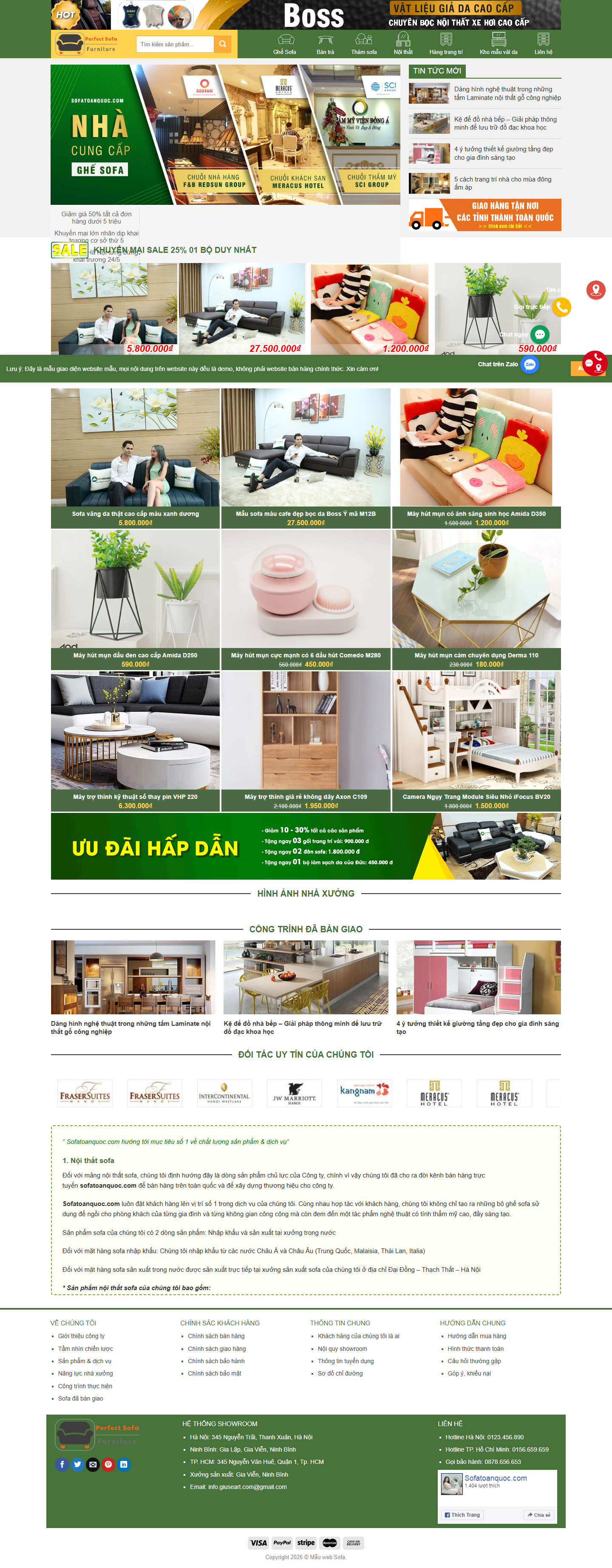 Mẫu Sofa
